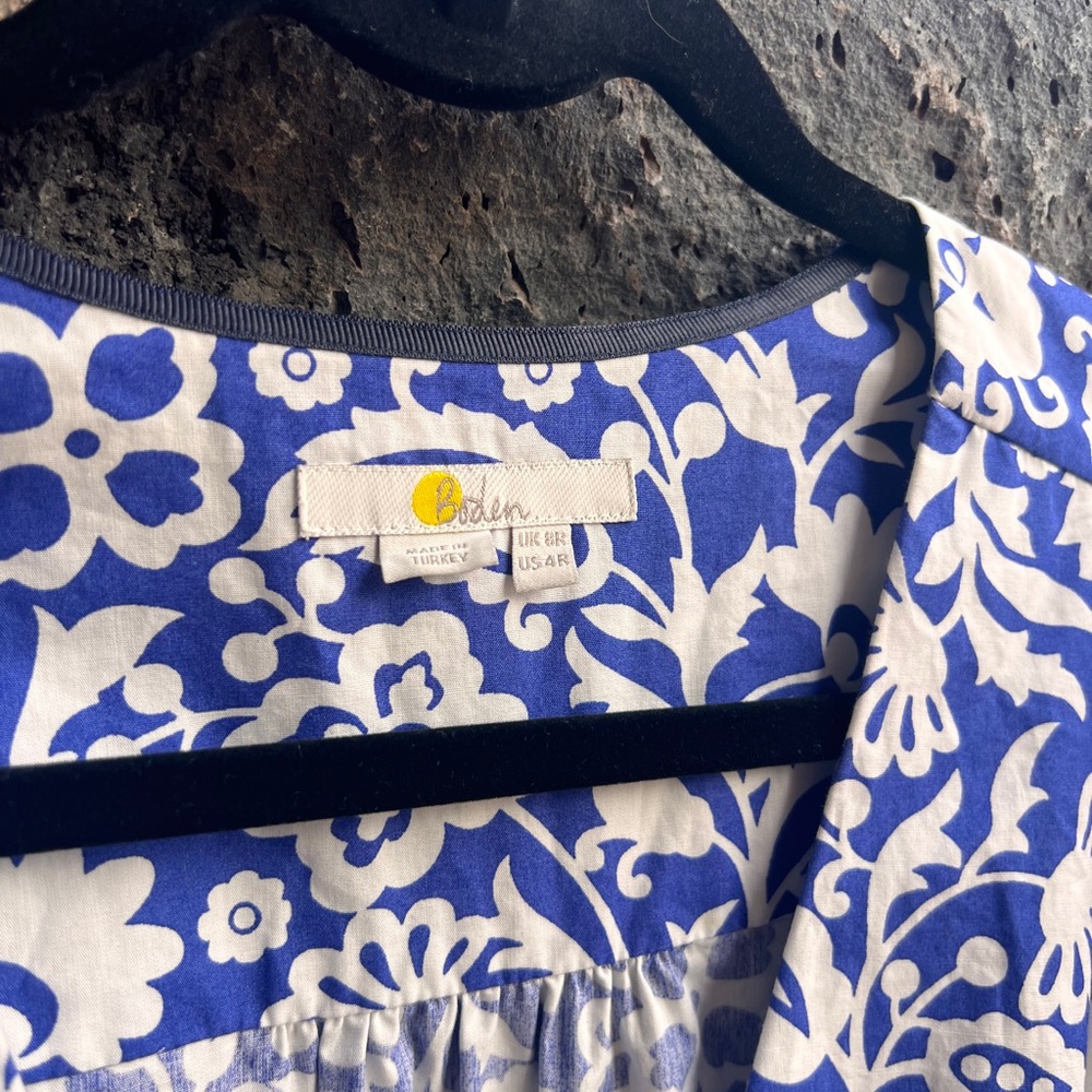 Boden Floral Cotton Midi dress